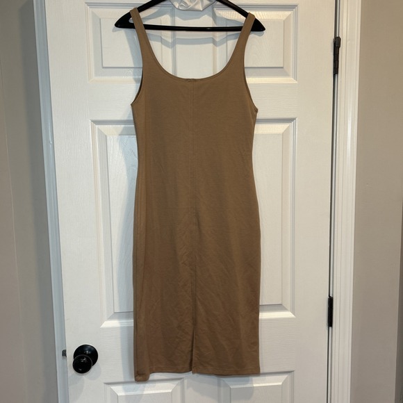 Zara Tan Backless Dress - Picture 3 of 6